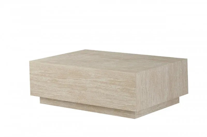 Sonia Coffee Table - Travertine Look