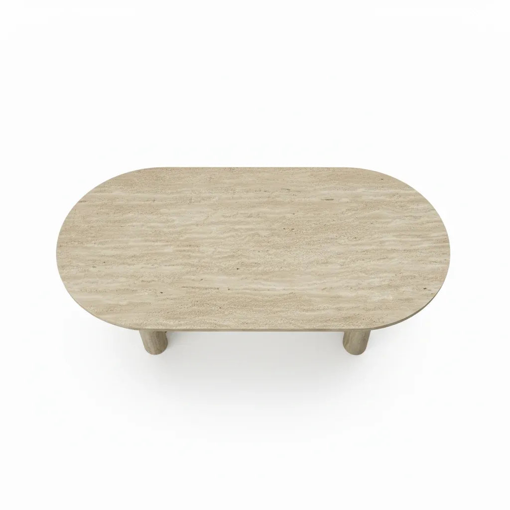 Signorina Coffee Table - Travertine Look
