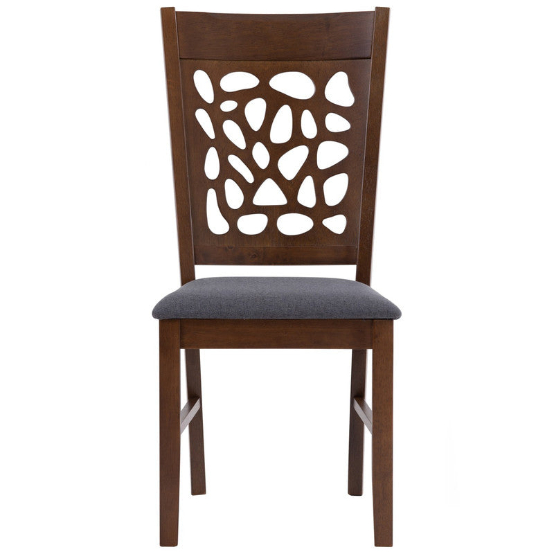 Asbel Timber Dining Chair x2 - Cocoa