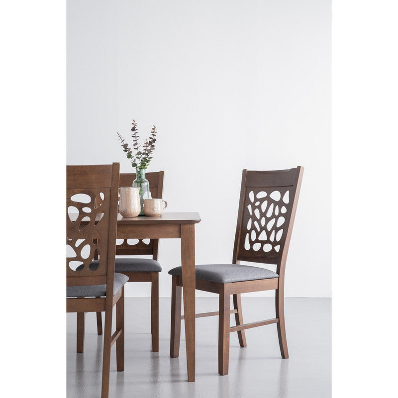 Asbel Timber Dining Chair x2 - Cocoa