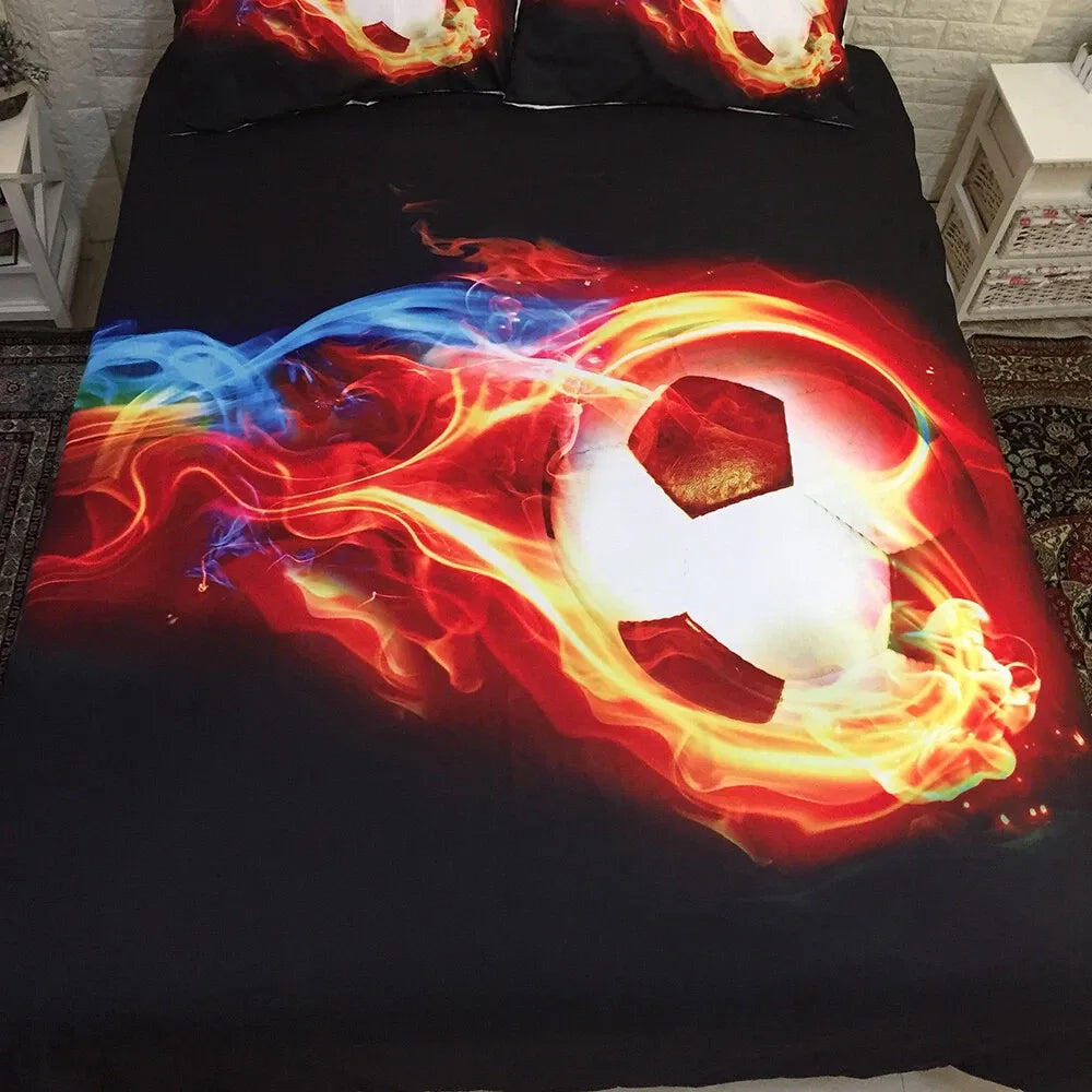 Basketball Solenne Leaf Quilt / Doona / Duvet Cover set