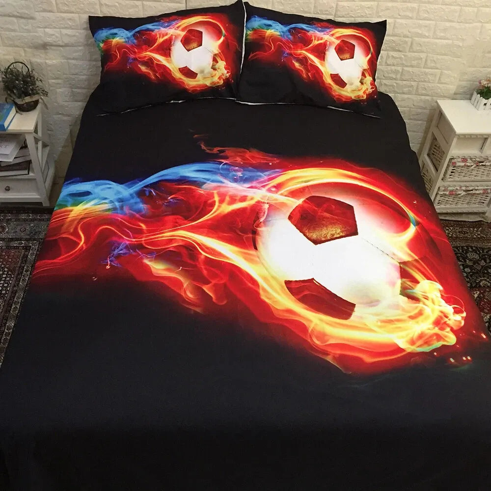 Basketball Solenne Leaf Quilt / Doona / Duvet Cover set