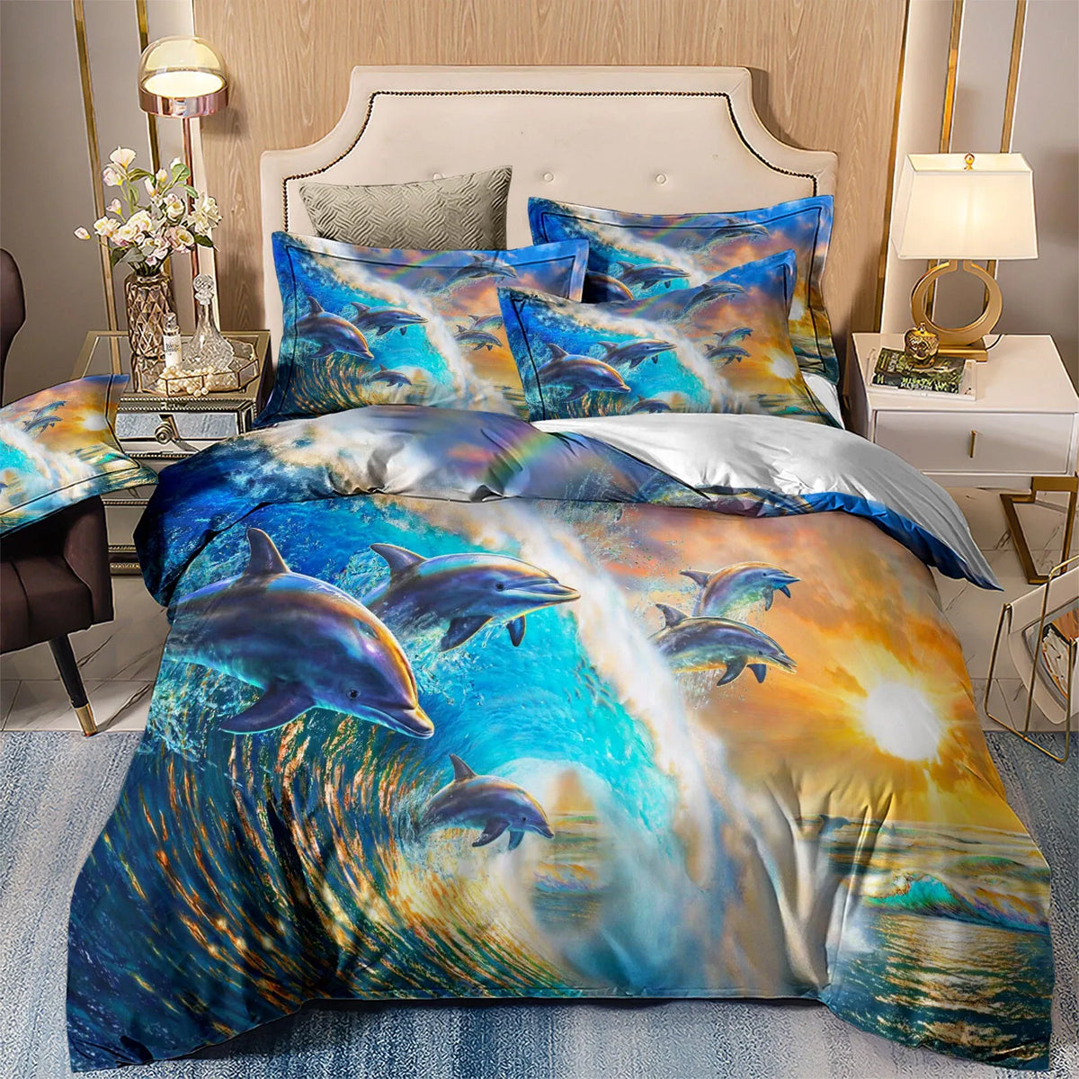 Bloom Clarisse Willow Quilt / Doona / Duvet Cover set