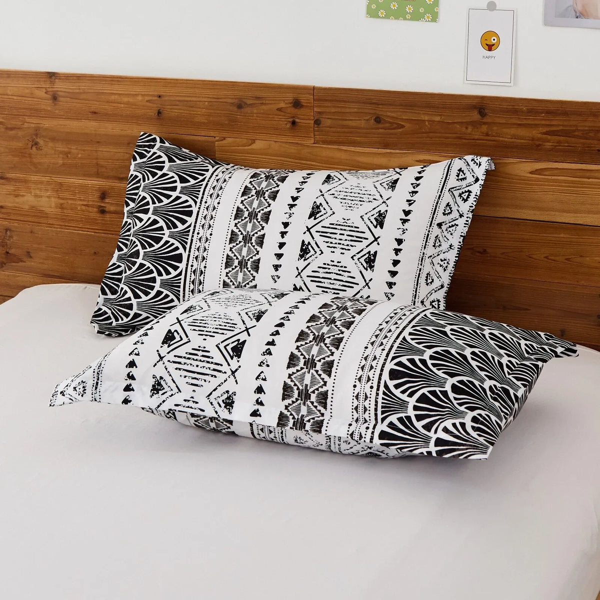 Gray Bohemian Elysian Marigold Quilt / Doona / Duvet Cover set