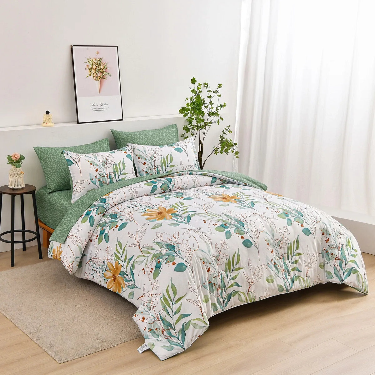 Butterfly Seraphine Bloomscape Quilt / Doona / Duvet Cover set