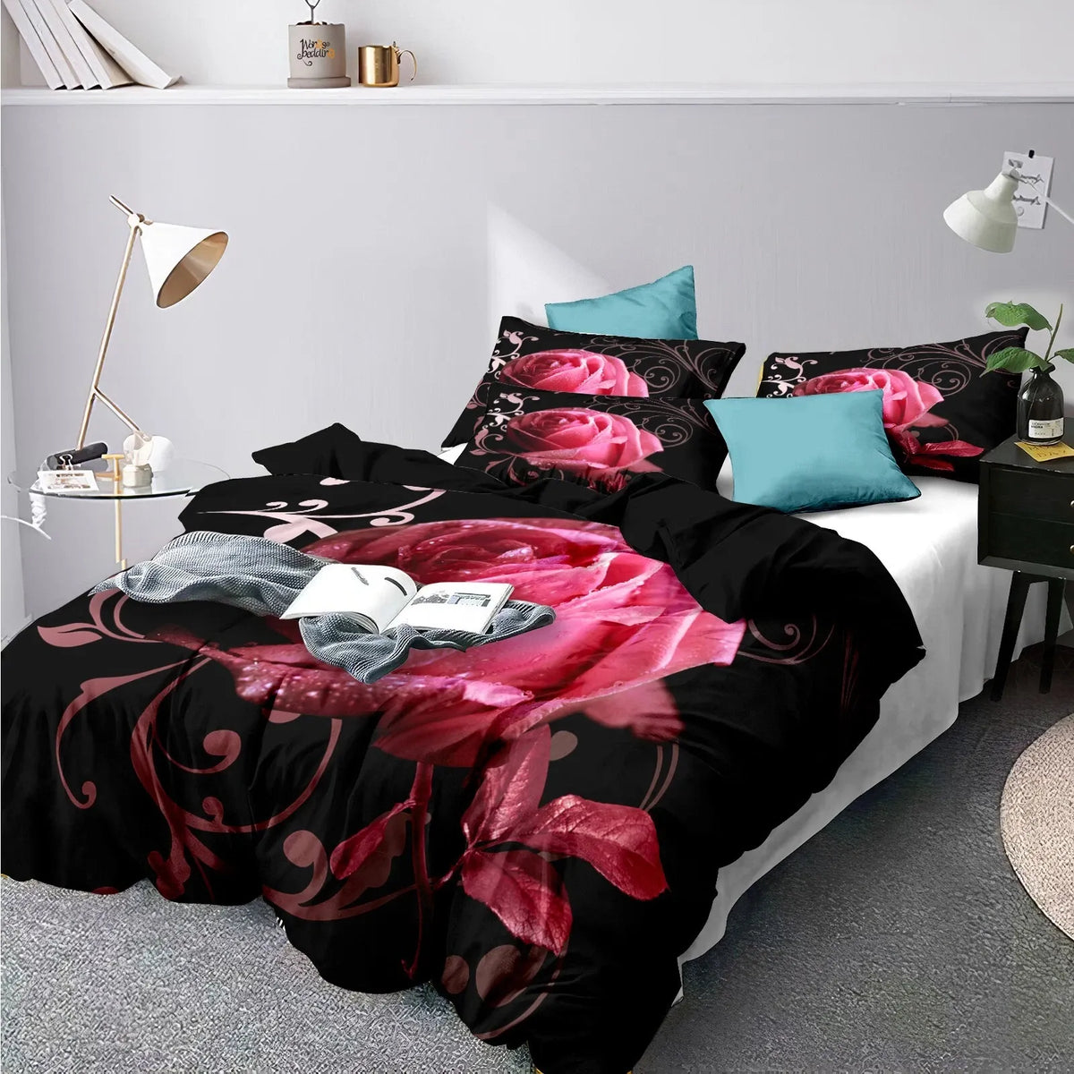Bohemian Arabelle Botanical Quilt / Doona / Duvet Cover set