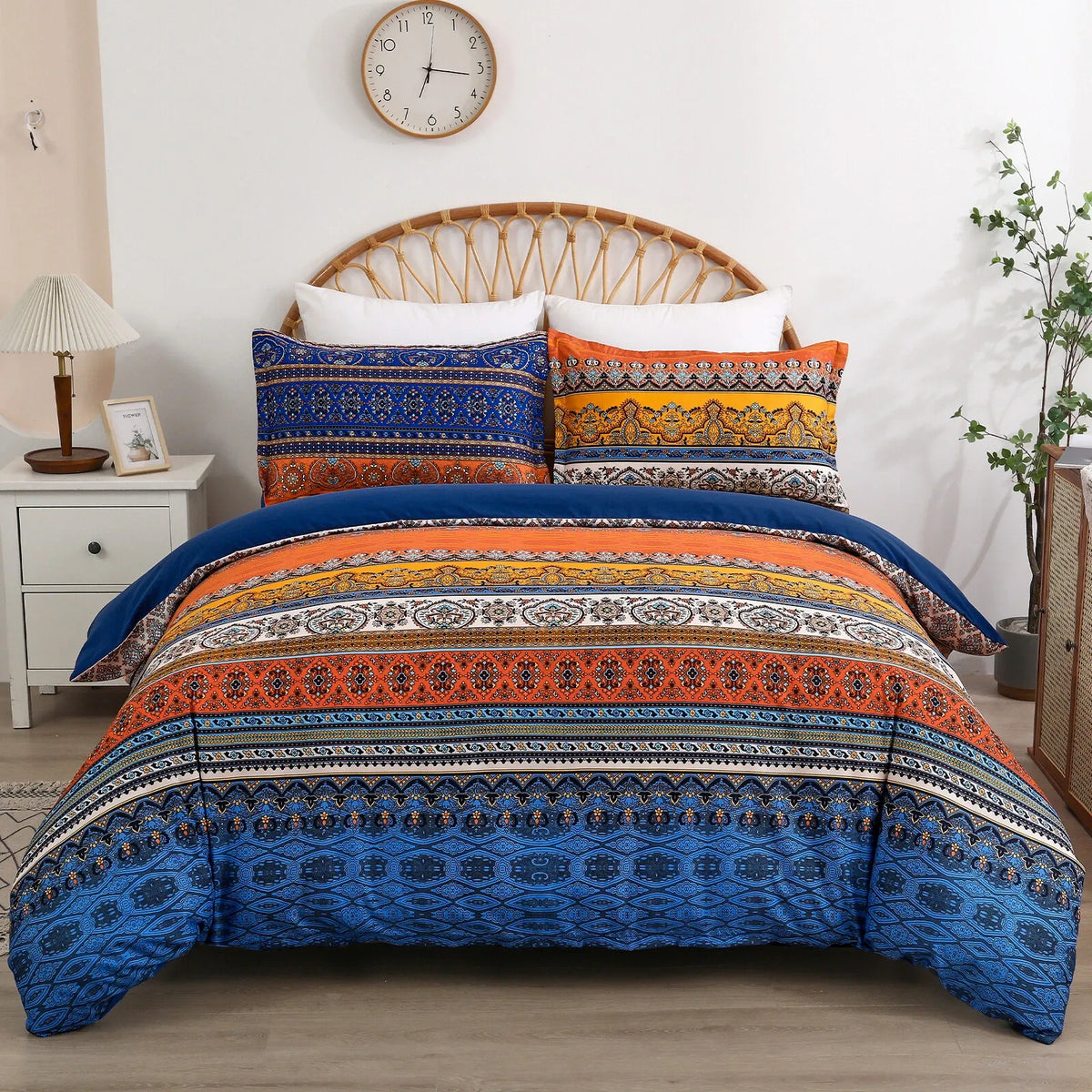 Stripe Aveline Marigold Quilt / Doona / Duvet Cover set
