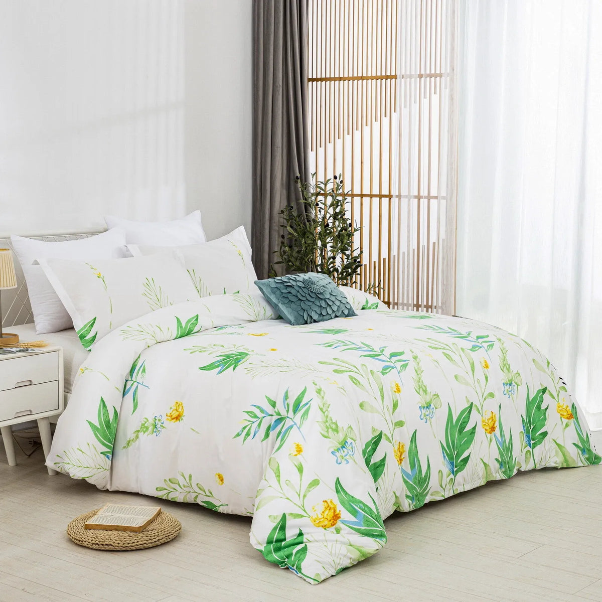 Leaf Rosaline Marigold Quilt / Doona / Duvet Cover set