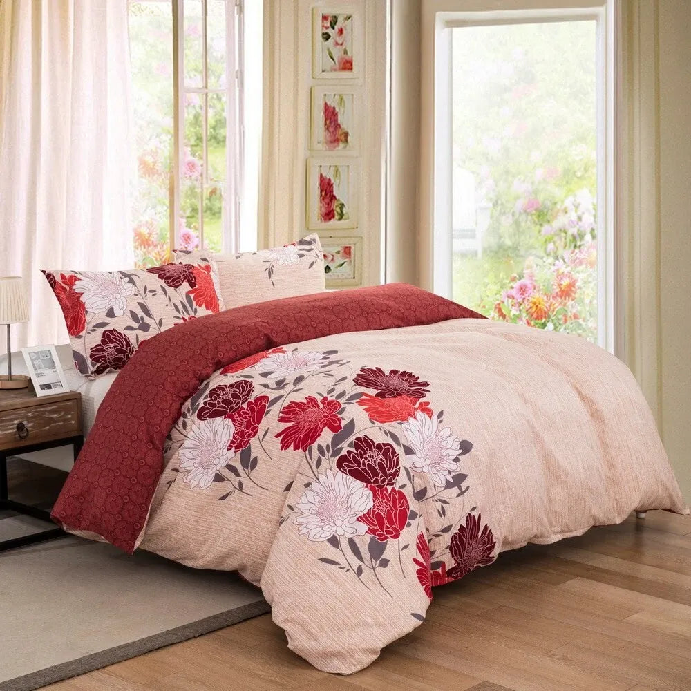 Butterfly Lombardy Botanical Quilt / Doona / Duvet Cover set