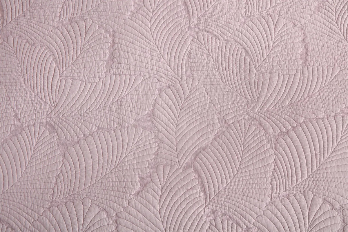 100% Cotton Embossed Blush Rose Coverlet Bedspread Set