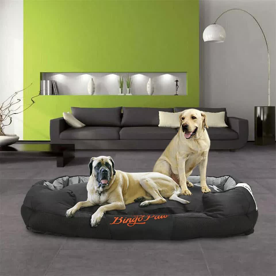 Thick Orthopedic Pet Bed Water-Resistant Cushion