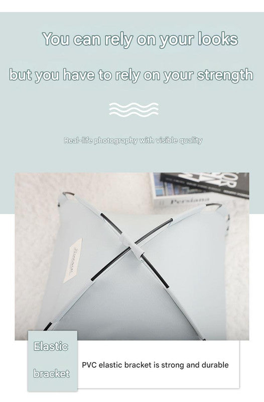 Green Premium Portable Pet Tent Bed with Cooling Mat - Breathable Foldable Outdoor Indoor Cat Dog House Shelter for Summer(Size: S)