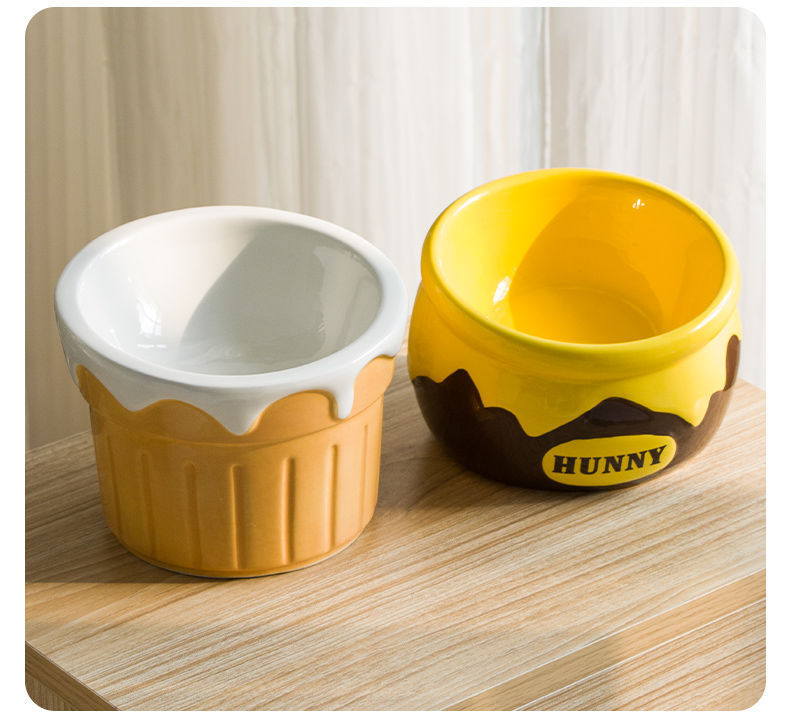 Premium Elevated Pet Bowl with Ergonomic 15° Tilt & Large Capacity(Beer Bowl)