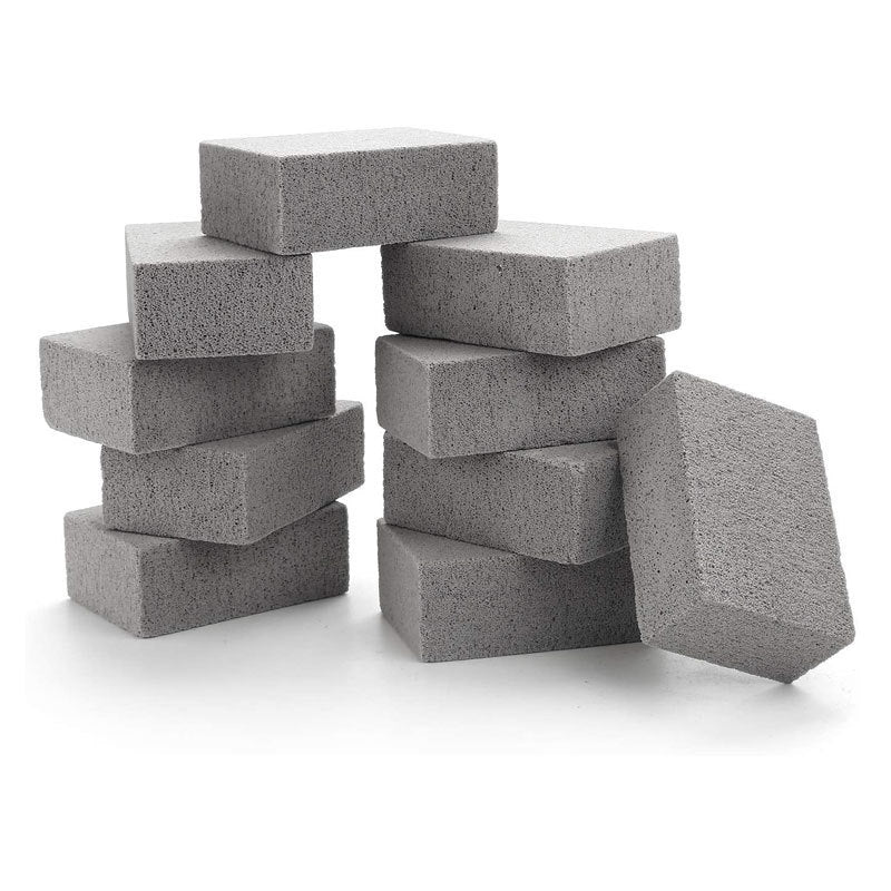 5 Pack Grill Cleaning Brick Pumice Stone BBQ Cleaner Block Heavy Duty Grease Remover for Griddle Stove and Kitchen Sink