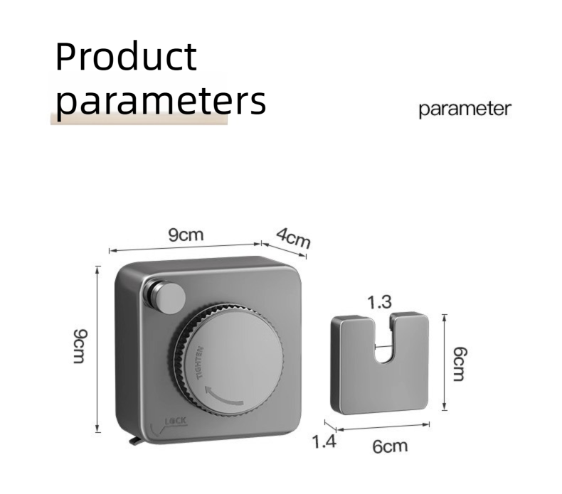 White 4.2M Heavy Duty Invisible Retractable Clothesline - Rustproof & Drill-Free Laundry Hanger with 20kg Load Capacity