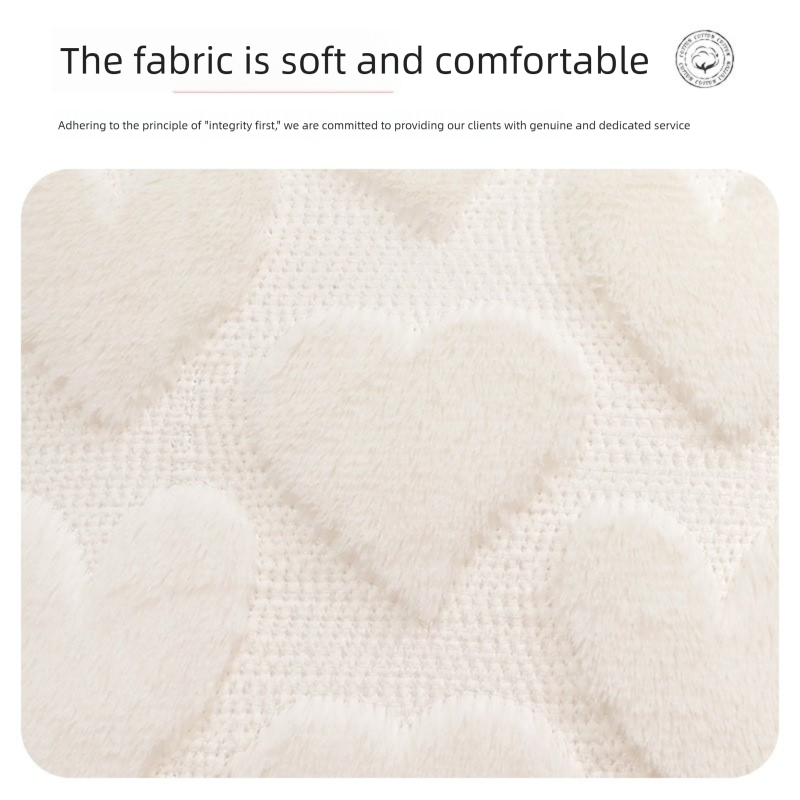 2-PCS Red arrow 45x45cm Heart Pattern Plush Pillow Cover with Insert – Soft Textured Decorative Cushion for Living Room or Bedroom