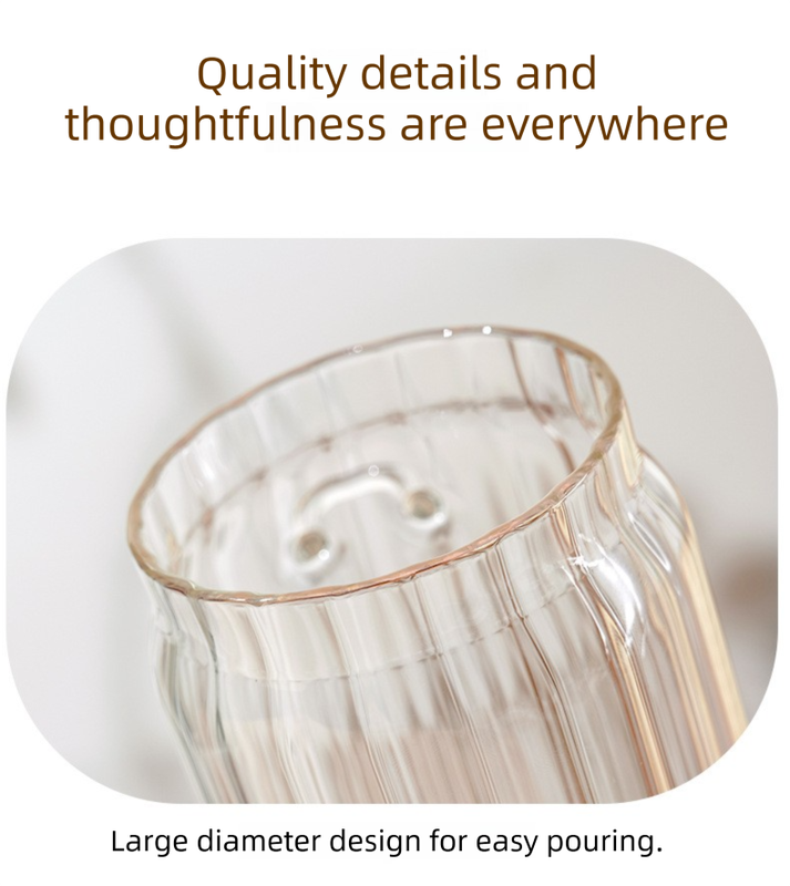 500ml Premium Borosilicate Glass Storage Jar with Acacia Wood Lid & Integrated Spoon