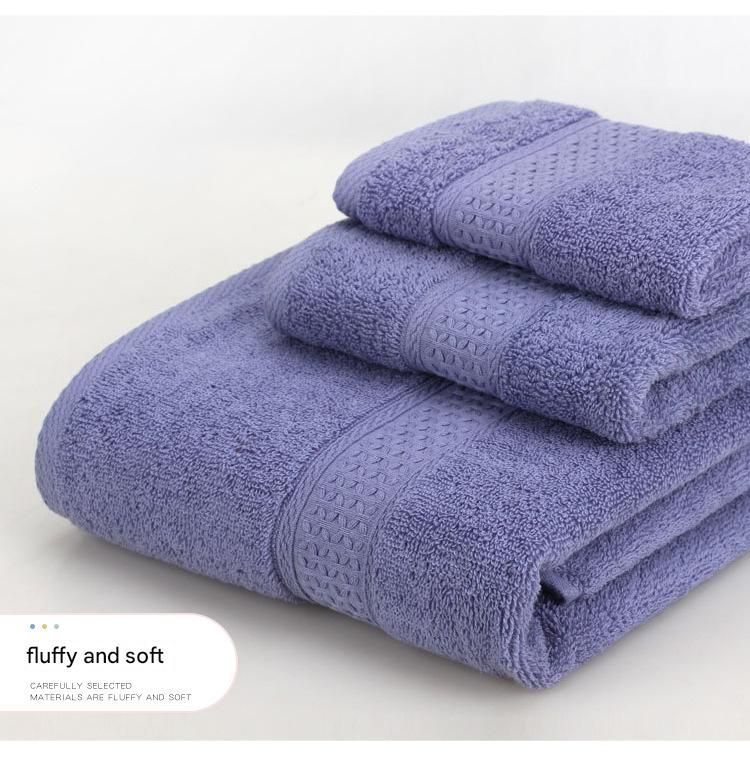 3-Piece Red Towel Set - Soft Absorbent Bath, Hand & Face Towels with Jacquard Weave, Gift Set for Home, Hotel, or Gifting - Durable, Low-Lint, Machine Washable
