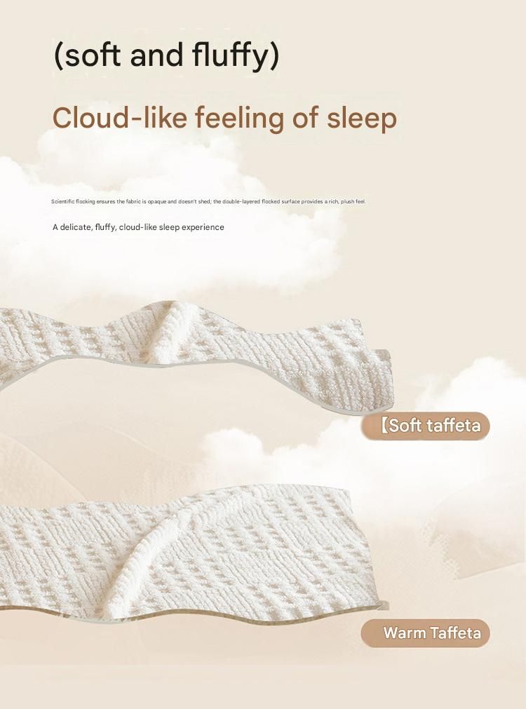 Blue-gray 180*200cm Thickened Double-Sided Plush Waffle Weave Throw Blanket - Anti-Static Taffeta Velvet & Flannel Fleece - Warm, Soft, Non-Shedding Blanket for Winter, Sofa, Bed & Office