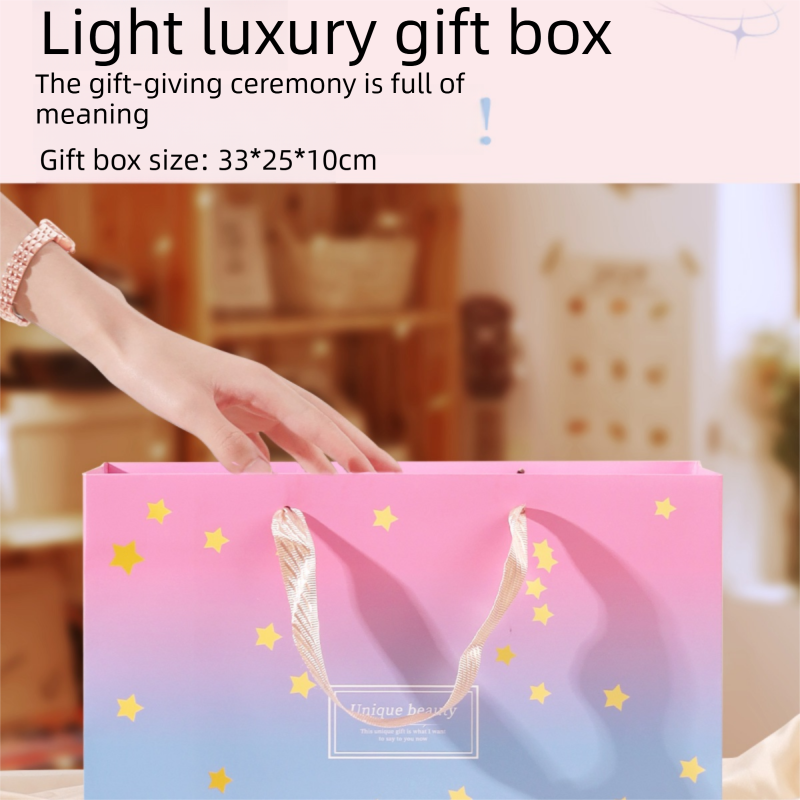 White Winter Scarf Gift Box Set for Women (4-Piece Set: Earmuffs, Hat, Gloves, and Scarf)- Soft Warm Scarf with Luxury Gift Packaging Birthday Present for Girlfriend Wife Daughter