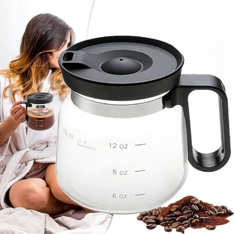 16Oz Mini Brewing Glass Coffee Mug Set with Leakproof Travel Lid, Ergonomic Handle and 2 Reusable Metal Straws for Camping Office and Home, Coffee Lovers' Top Choice,Free 12cm Yellow Bear Woven Cotton Coaster