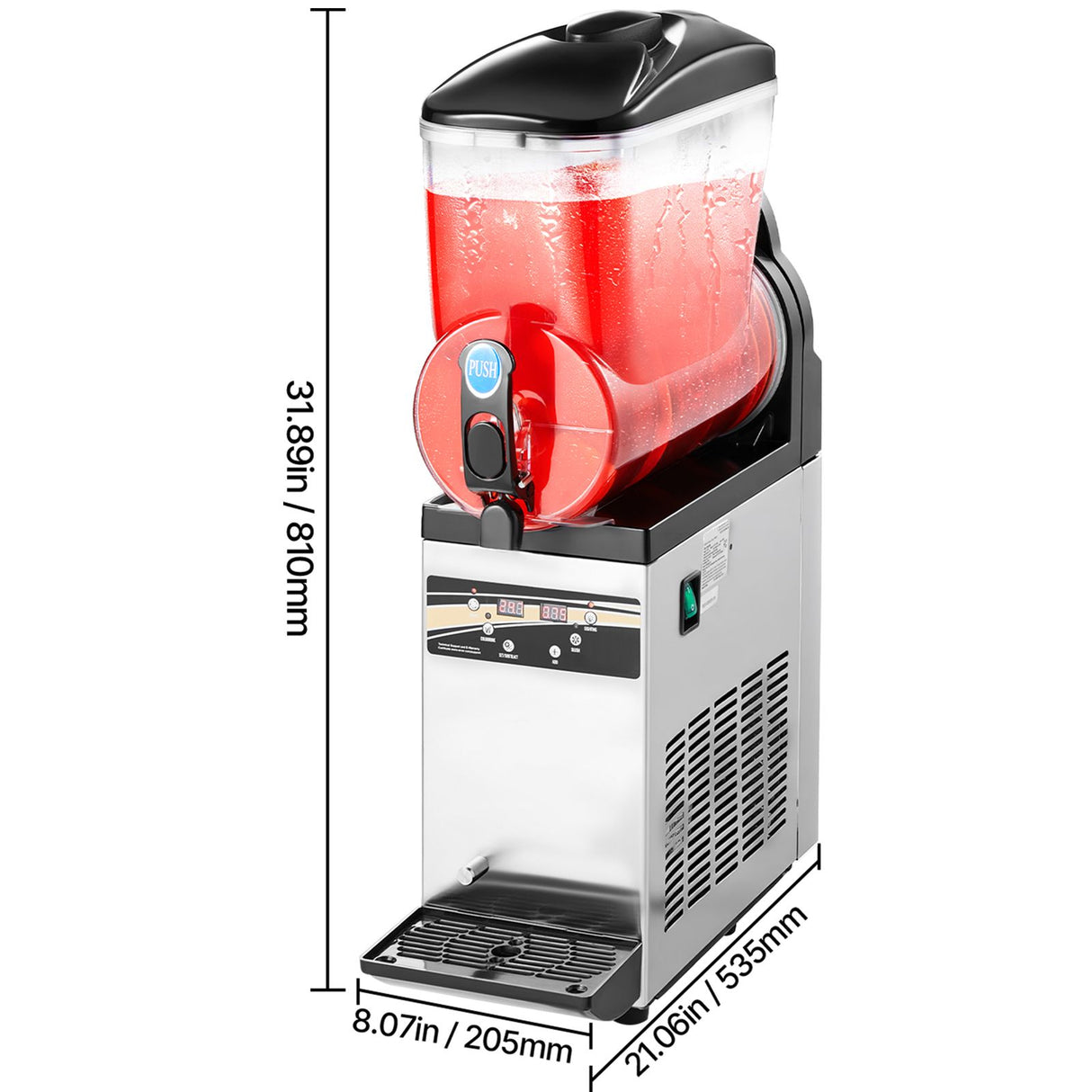 Commercial Slushy Machine 15L Margarita Smoothie Frozen Drink Maker