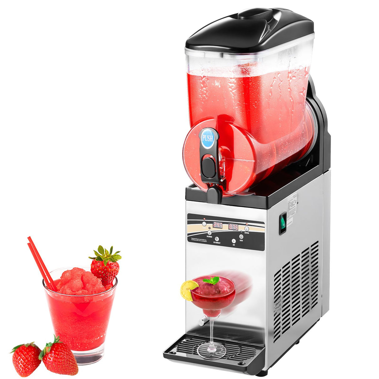 Commercial Slushy Machine 15L Margarita Smoothie Frozen Drink Maker