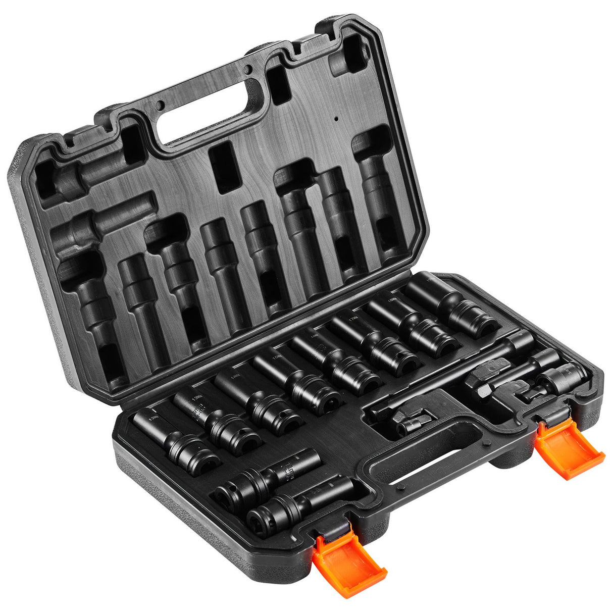 360 Degree Swivel Impact Sockets Set 14pcs 6-Point 3/8in Drive Socket Set