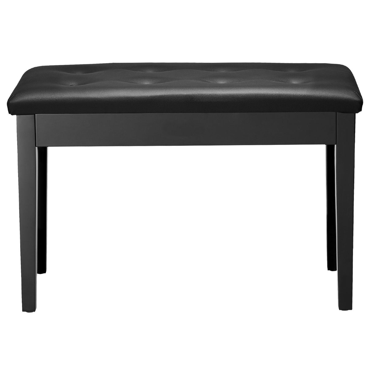 Piano Bench, 750 x 355 x 490 mm, Duet Keyboard Piano Chair with High-Density Padded Cushion, Storage Compartment for Music Books, Wooden Piano Bookcase Stool Seat, for Vanity and Living Room