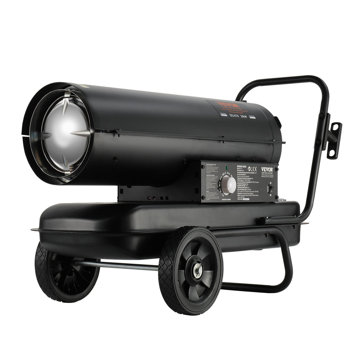 Portable Kerosene Forced Air Heater 70000 BTU Indoor Outdoor Use 5gal Tank