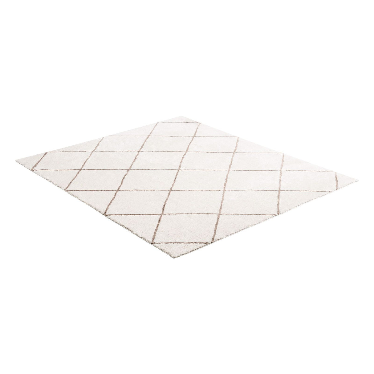 Indoor Plush Area Rugs, 2.44 x 3.05m Plush Carpet, Area Rugs Furry with Long Plushs Pile, Thick & Durable High-Pile Rug for High-Traffic Areas, Bedroom, Non-Shedding & Non-Slip Backing, Beige
