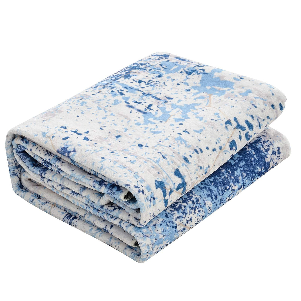 VEVOR Area Rug, 1524x2133.6mm Large Washable Rug, Non-Slip and Tear-Resistant Soft Carpet, Pet & Child Friendly Modern Area Rugs, Indoor Mat for Bedroom, Office, Living Room, Kids Room, Entryway, Blue