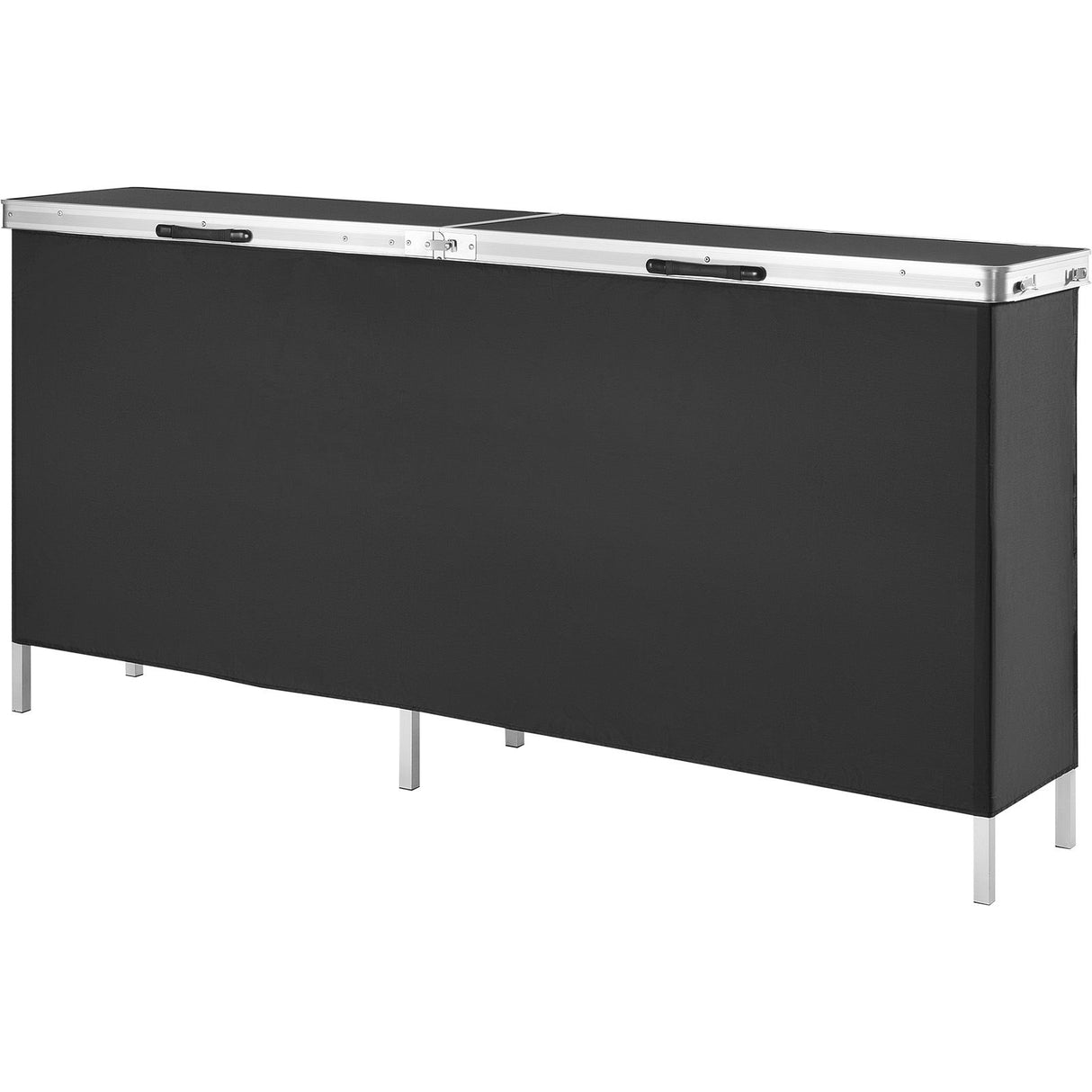 VEVOR Extra Long Folding Portable Bar Table - Tradeshow Podium Table for Indoor