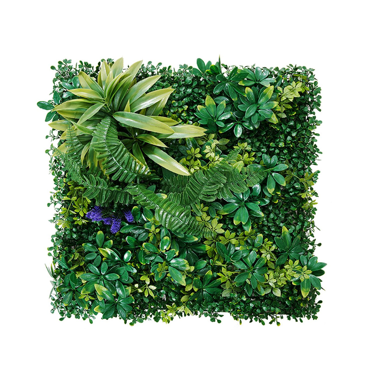 Artificial Grass Wall Panels, 8 PCS 20 x 20 inch, 3D Combination Greenery Boxwood Panel for Indoor Outdoor Green Decor & Ivy Fence Covering, Privacy Backdrop Wall Hedge Screen for Garden