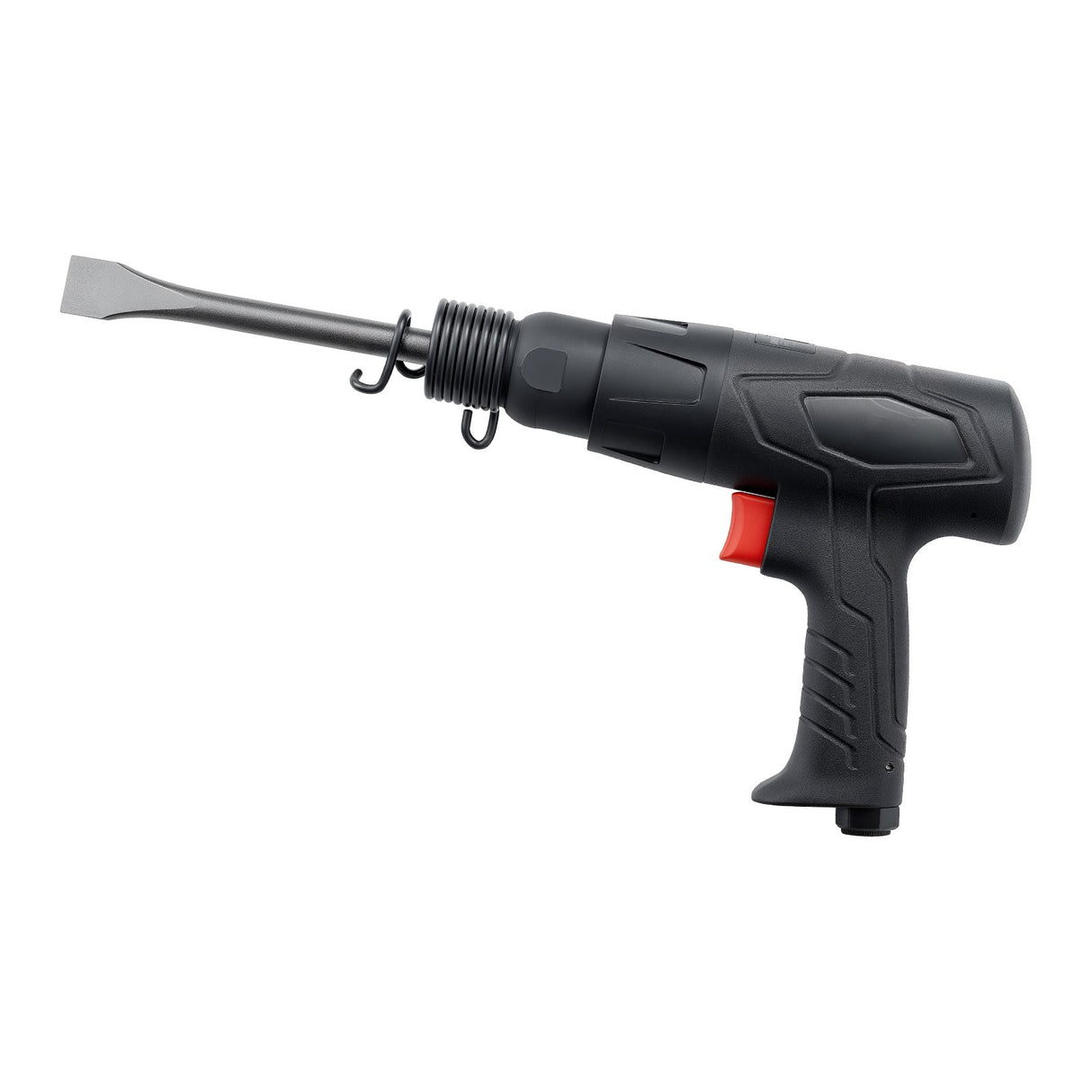 Air Hammer, 2500-2700BPM Pneumatic Hammer with 70mm Stroke & 4PCS 170mm Long Barrel Chisels, Pistol-Grip Compact Air Chisel Pneumatic Shovel Tool for Cutting Scraping Demolishing