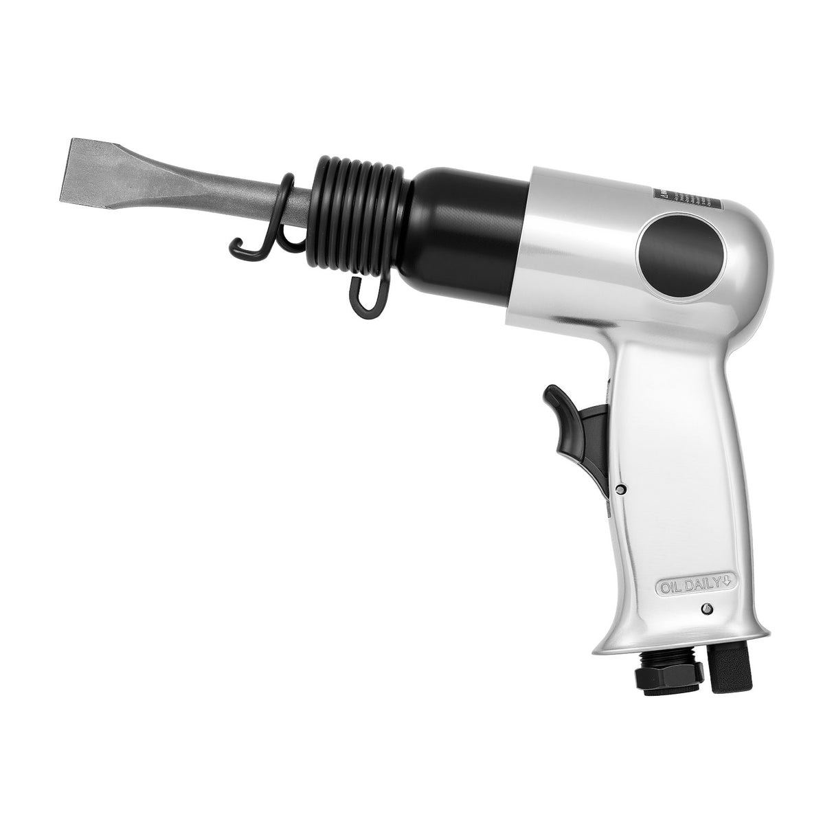 Air Hammer, 4500BPM Pneumatic Hammer with 40mm Stroke & 4PCS Chisels Round Shank, Lightweight & Compact Air Chisel Pneumatic Shovel Tool for Cutting Punching Scraping