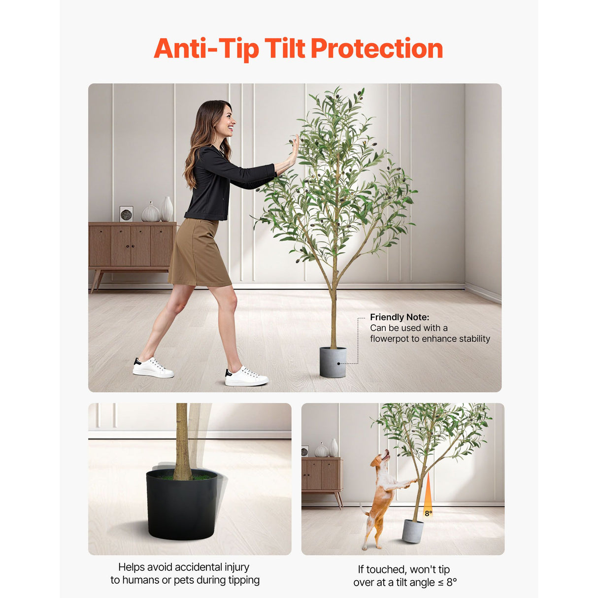 150cm Artificial Olive Tree with Black Pot, Tall Fake Tree with Natural Wood Trunk & Realistic Green Leaves and Fruits, Indoor Faux Plant for Home, Office, Living Room, Corner Decor