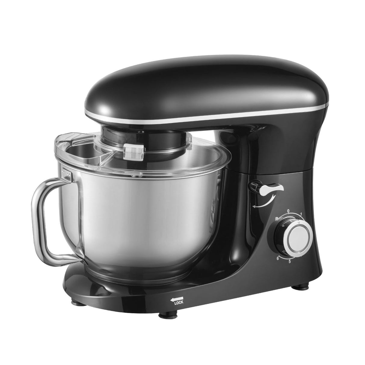Stand Mixer 5.68 L Electric Dough Mixer 1100W 6 + P Speeds Food Beater