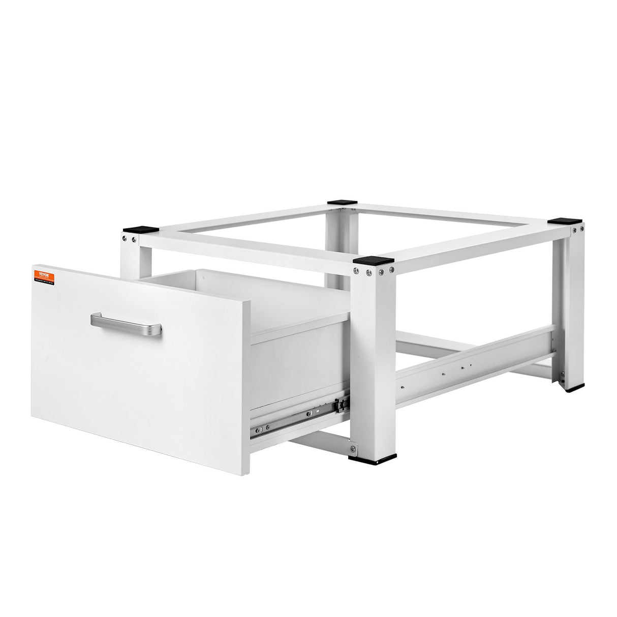 Laundry Pedestal 686mmmW x 366mmH, Washer And Dryer Base Stand Platform Universal Fit 299kg Capacity, Heavy Duty Multi-Functional Base for Washing Machine with Drawer & Rich Accessories