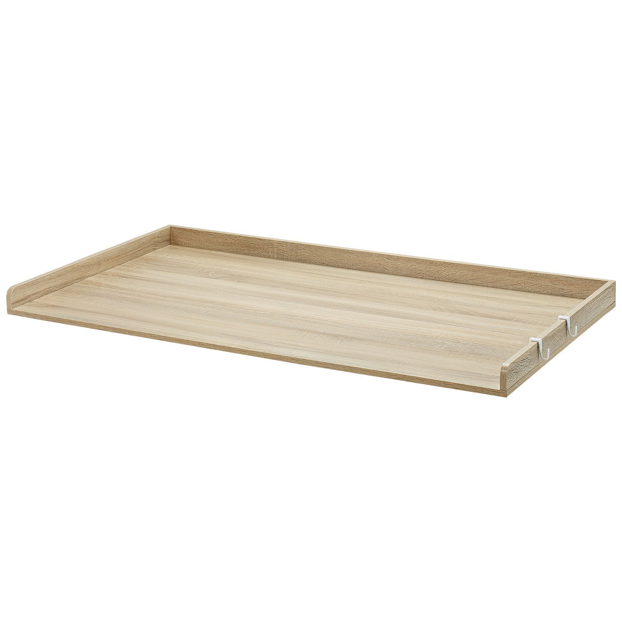 Washer Dryer Countertop, 54" x 27" Wooden Washer and Dryer Countertop, Water-Resistant Laundry Machine Topper Cover with Anti-Slip Pads, for Laundry Room Organization and Storage, Oak