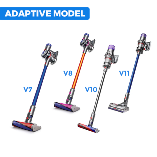 Alston Turbo Brush Roller Head Replacement for Dyson V7 V8 V10 V11 Y1W2 Cordless Vacuum Turbine Roller Brush Powerful Suction Soft Roller Gentle on Timber Floor