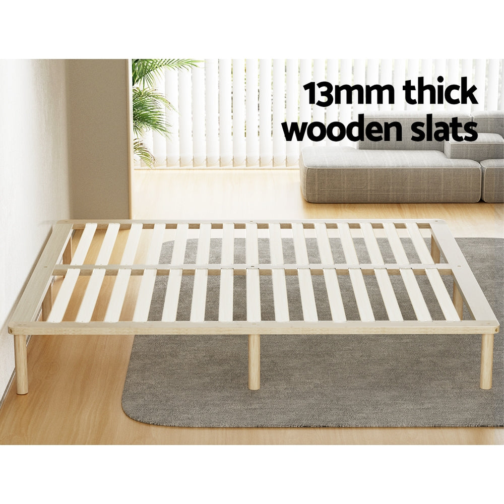 AMBA Wooden Bed Frame - King Size