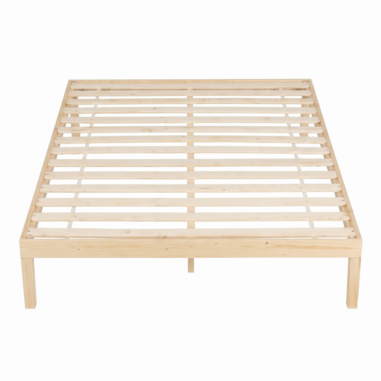 Artiss Bed Frame Queen Size Wooden Base Mattress Platform Timber Pine BRUNO