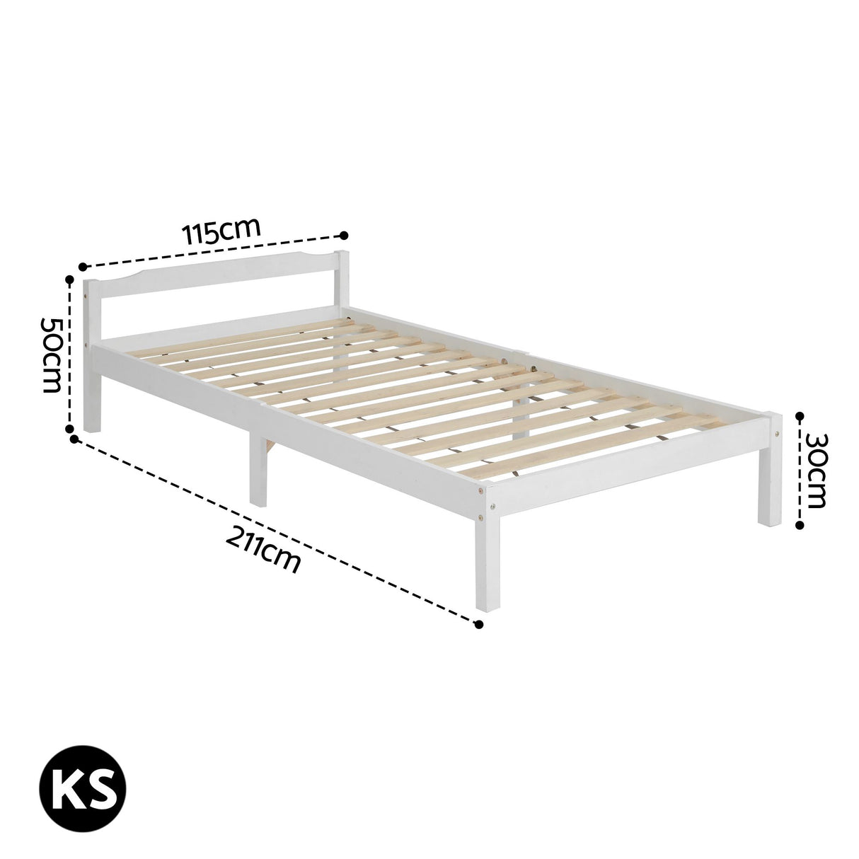 LEXI Bed Frame - King Single Size