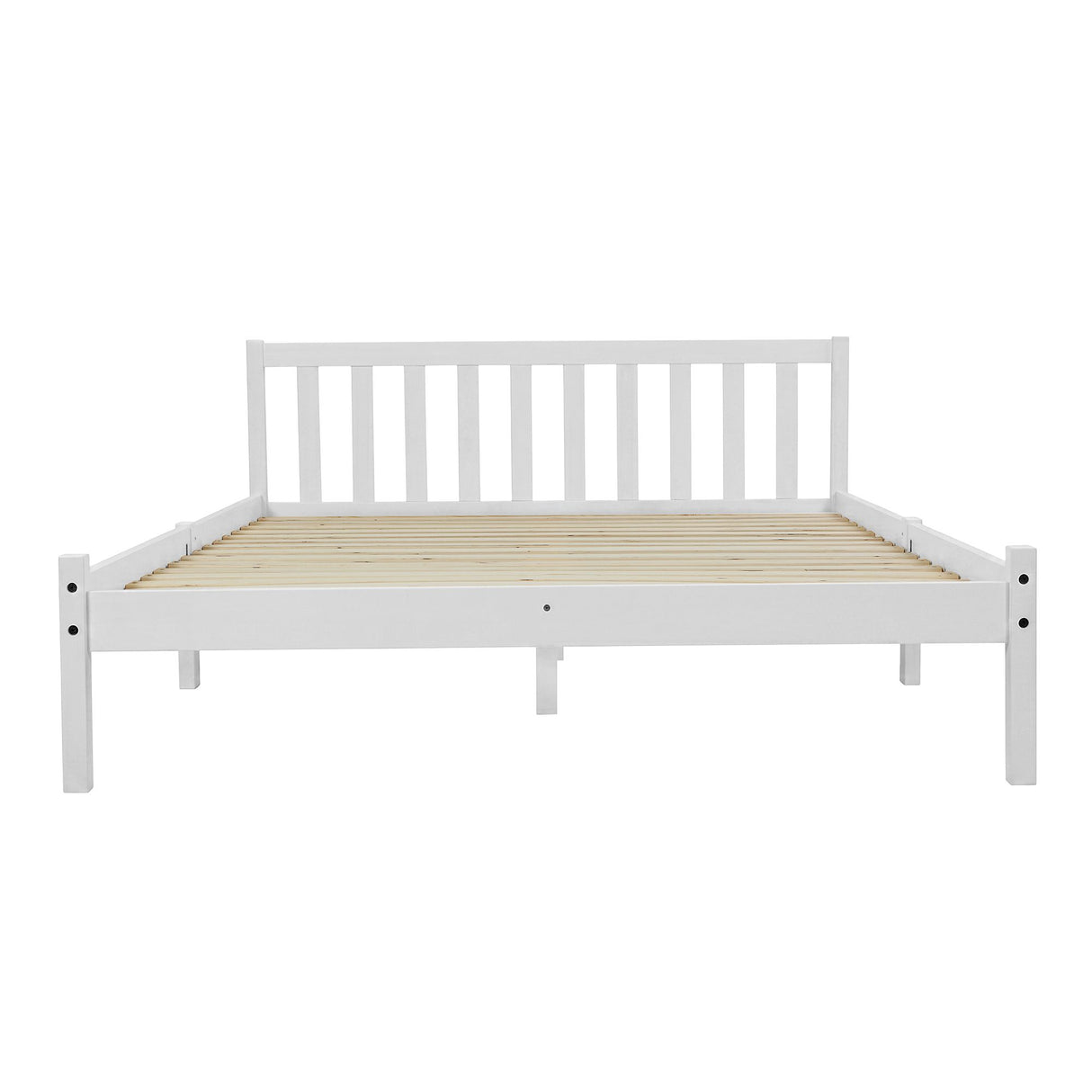 Sofie White Bed Frame Queen Size