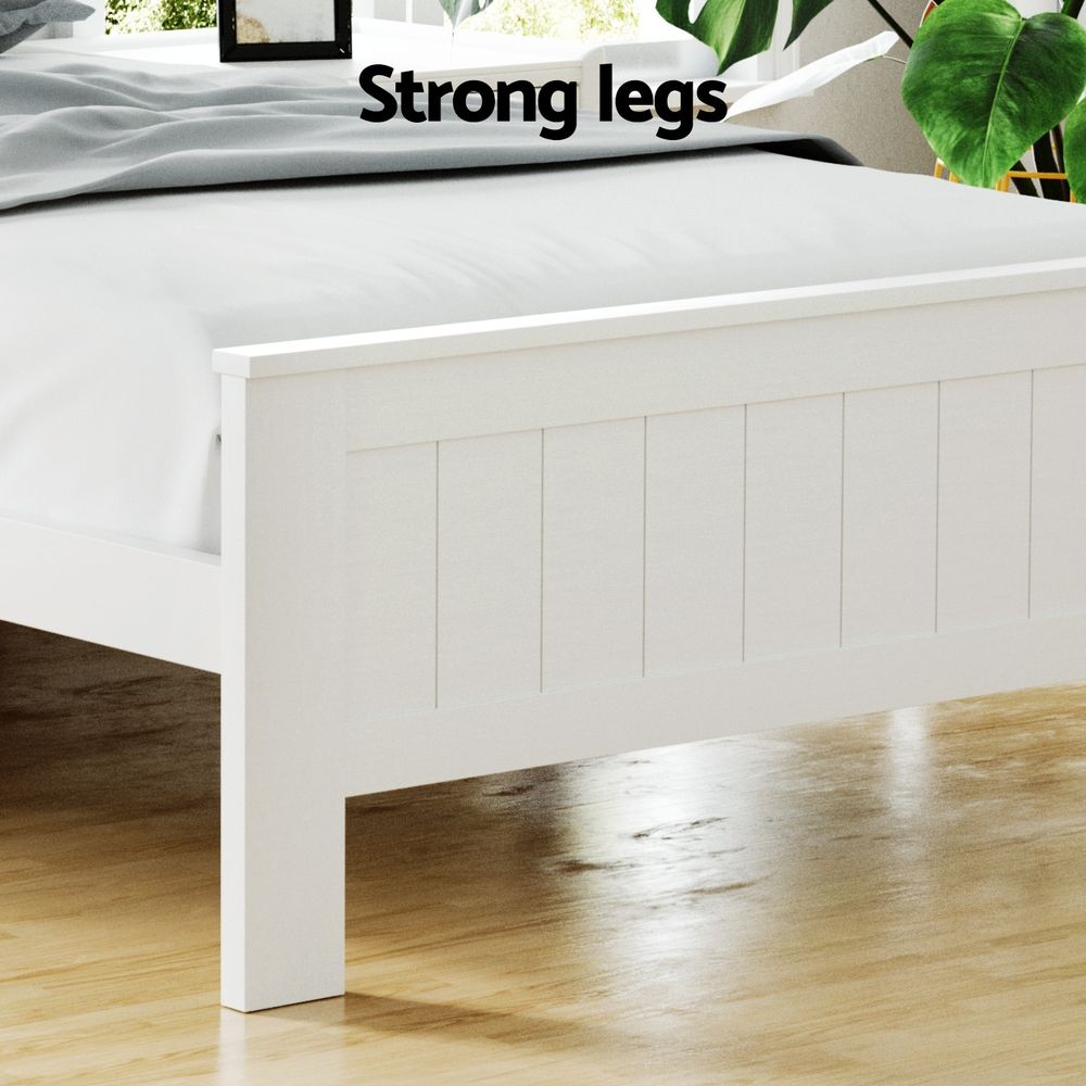 King Single Wooden Timber Bed Frame
