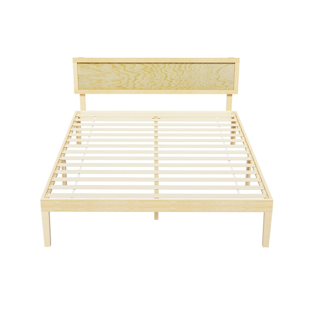 UMI Wooden Bed Frame Double Size