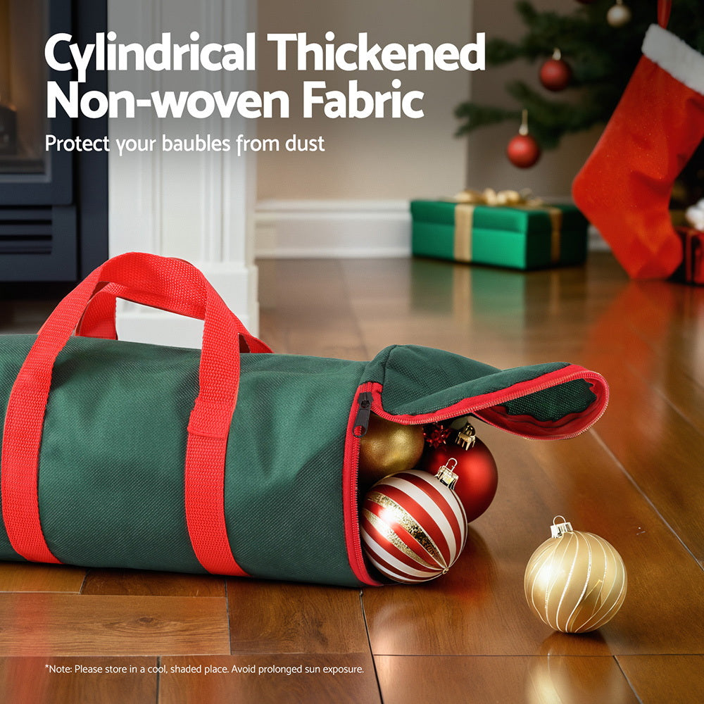 Jingle Jollys Christmas Baubles Storage Bag Xmas Ornaments Bag Container Green