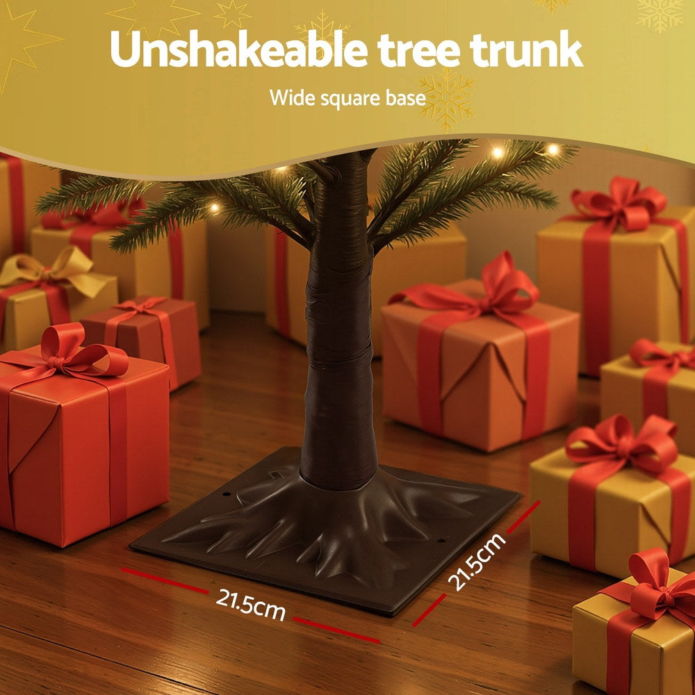 Jingle Jollys Christmas Tree 1.8M Pre-lit LED Xmas Tree 8 Modes Party Decoration