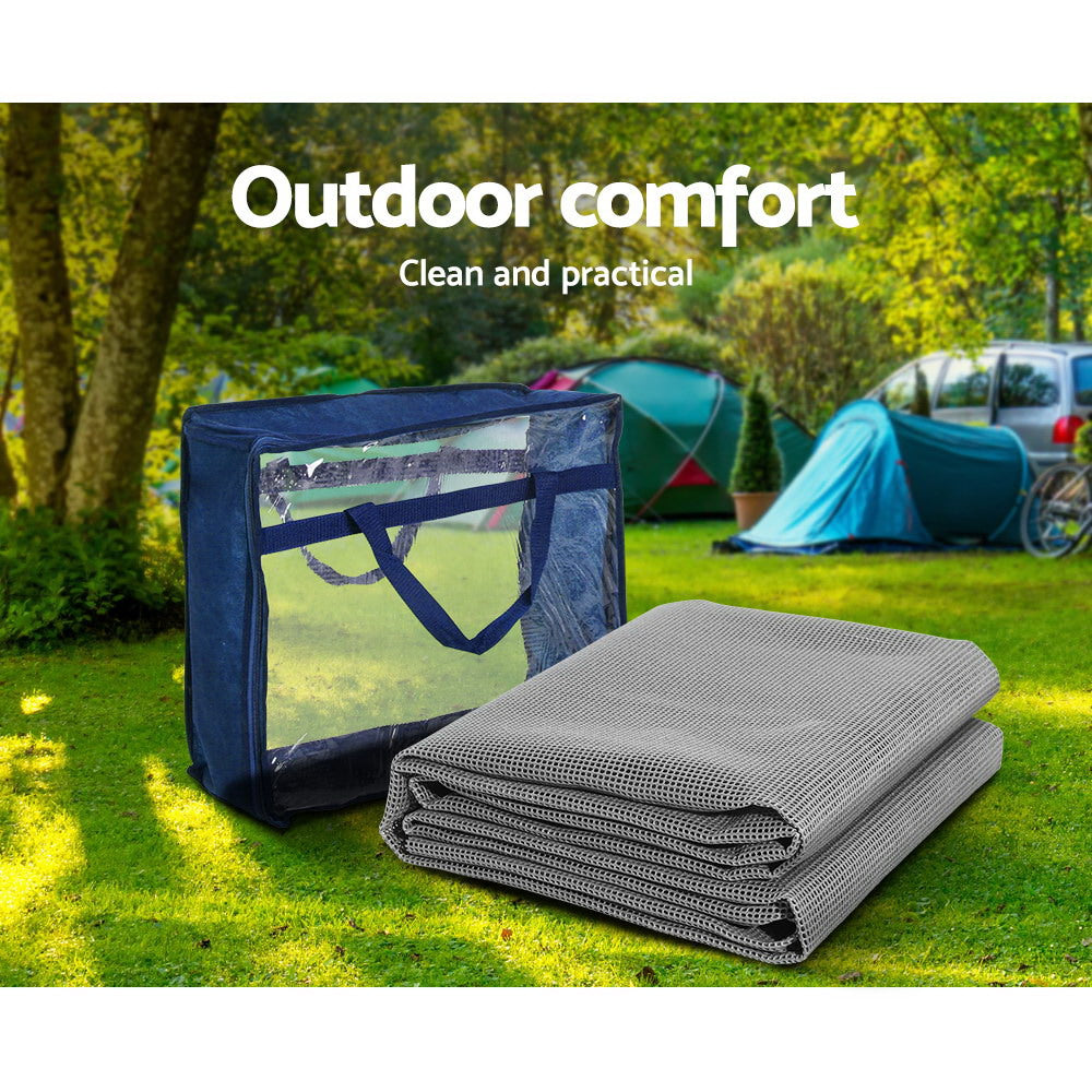Weisshorn 5M X 2.5M Annex Mesh Caravan Camping Annexe